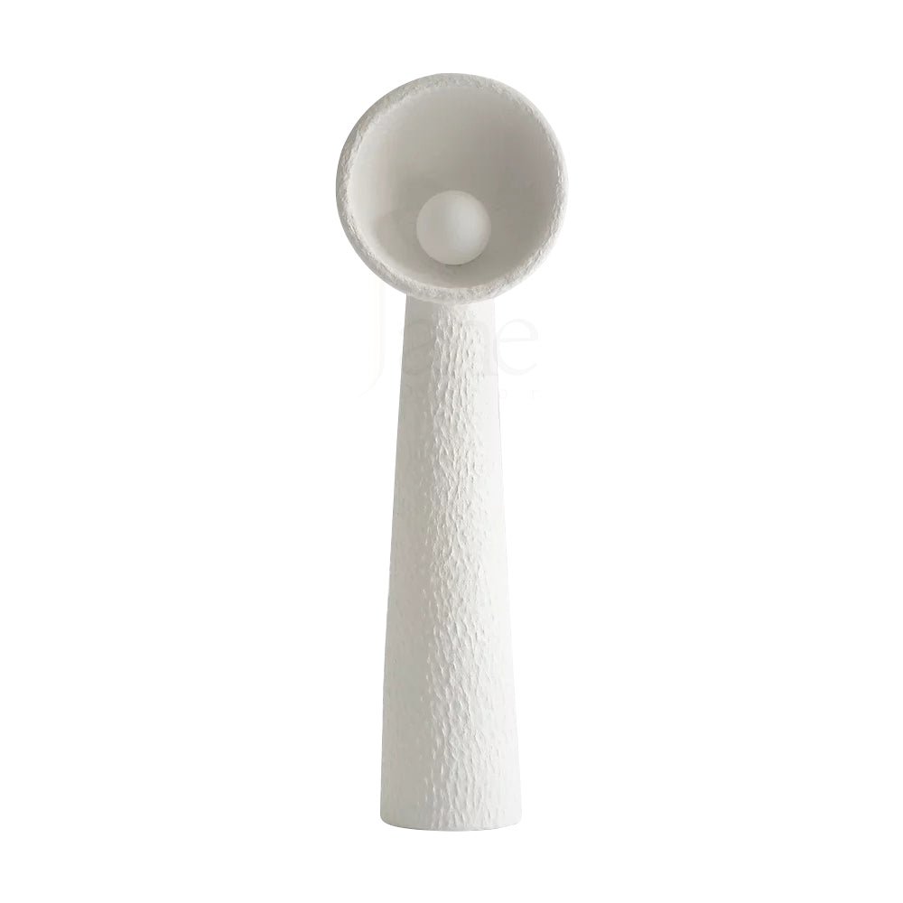 Ernionis Textured Ceramic Floor Lamp-Neutral Decor