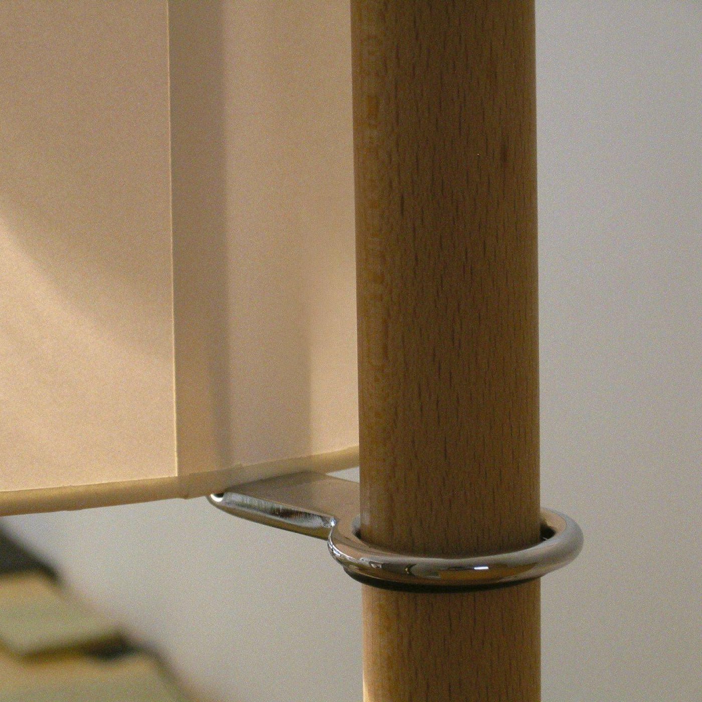 Jex Wood Fabric Floor Lamp-Neutral Decor