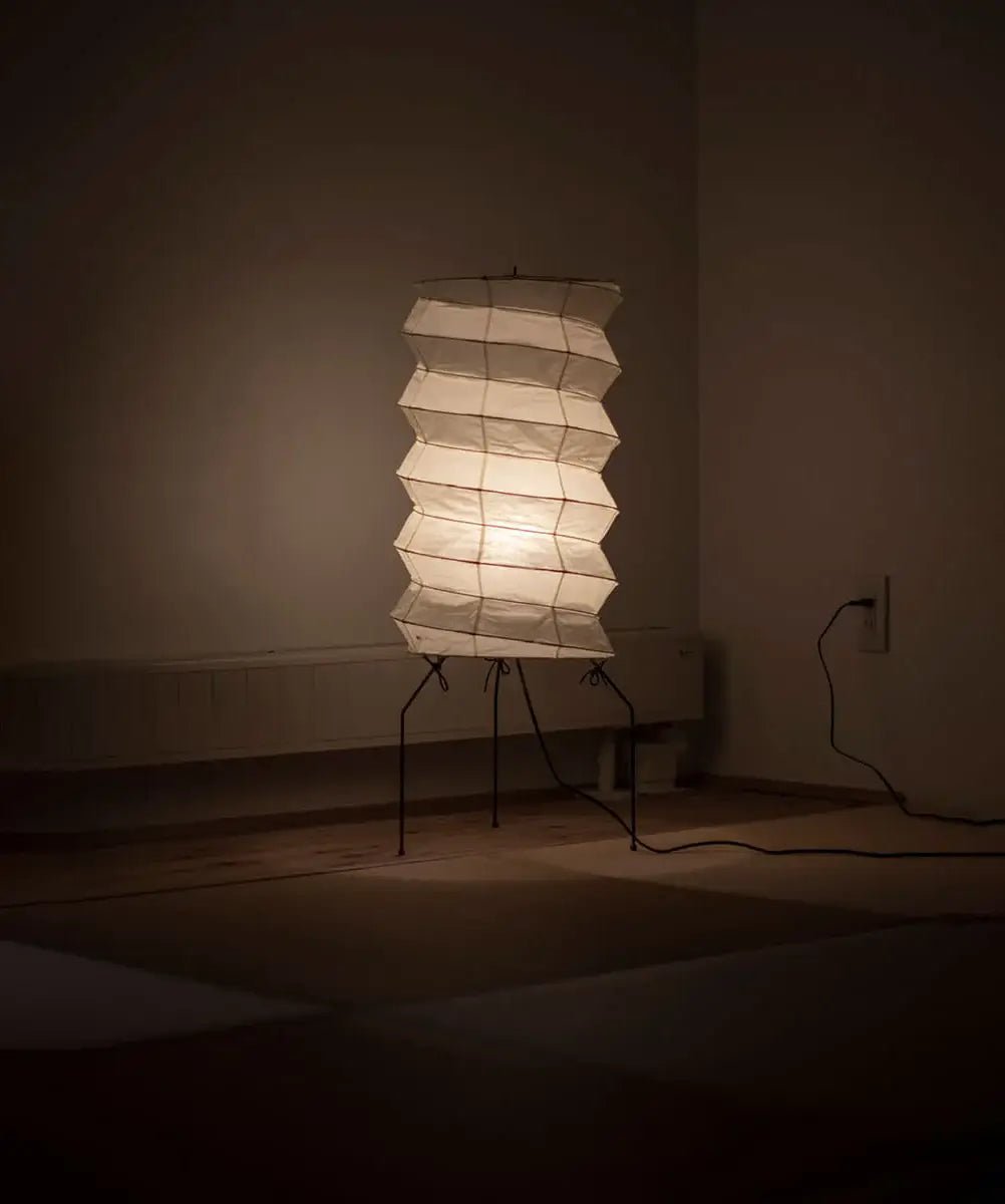 Felrn Minimalist Rice Paper Floor Lamp-Neutral Decor