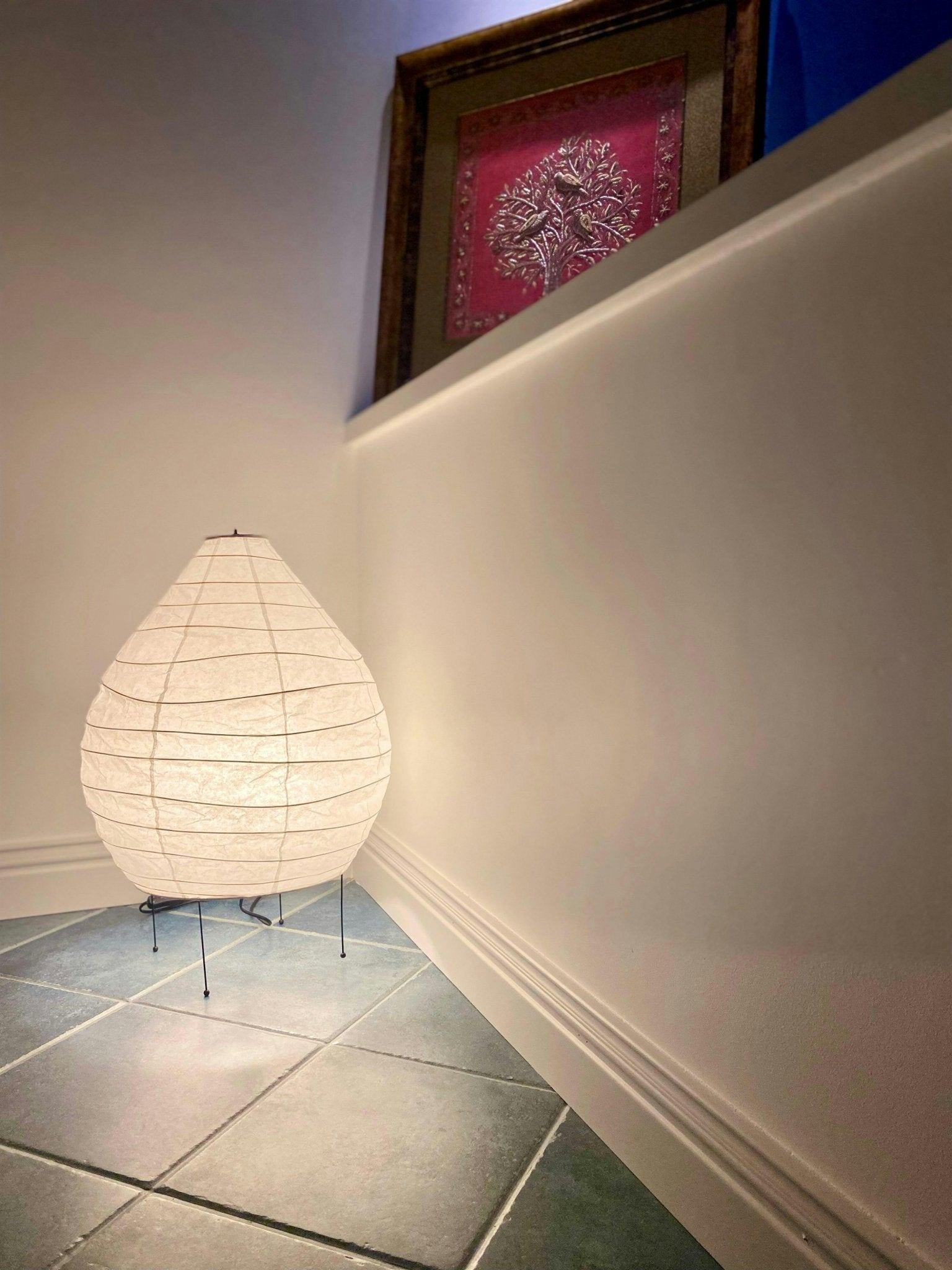 Marien Paper Table Lamp-Neutral Decor