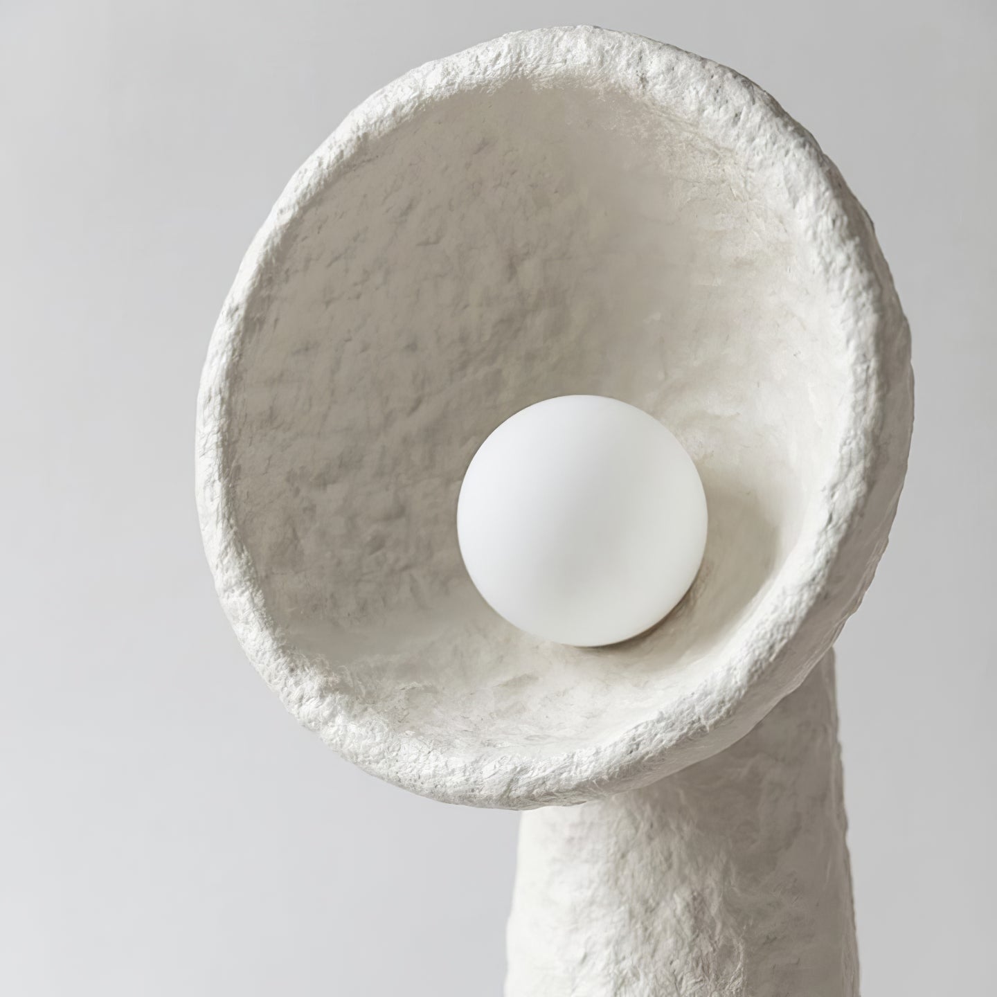 Ernionis Textured Ceramic Floor Lamp-Neutral Decor