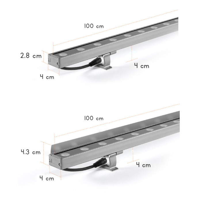 Trustwort Bar LED Linear Outdoor Wall Washer Lights