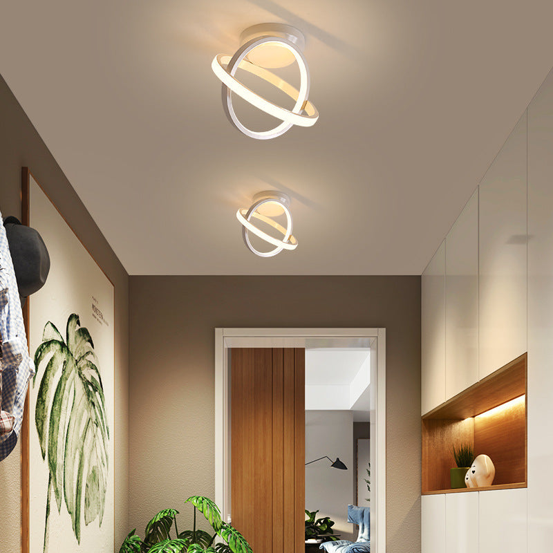 Arisha Modern Globe Ceiling Lamp LED Corridor Decorative Lamp - Neutral Decor