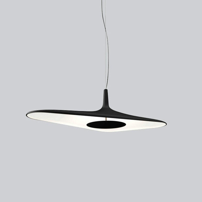 Arisha Modern Minimalist ResinCreative Pendant Light, Black/White - Neutral Decor