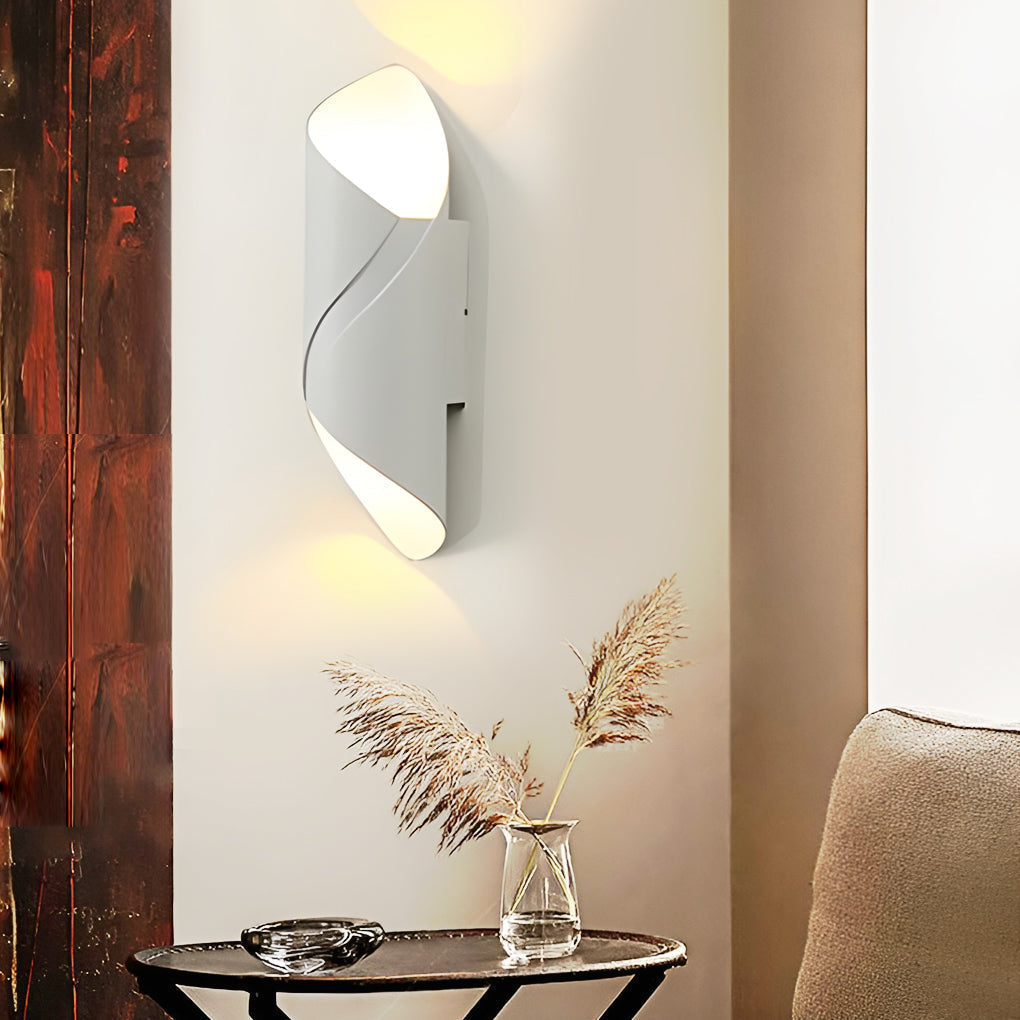 Phebe Classic LED Modern Glass Outdoor Wall Sconce