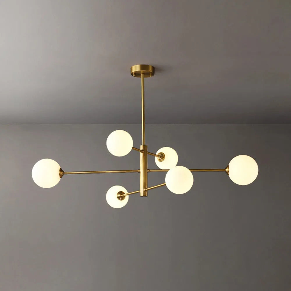 Valentina Modern Glass Shade Pendant Light, Copper/Black - Neutral Decor