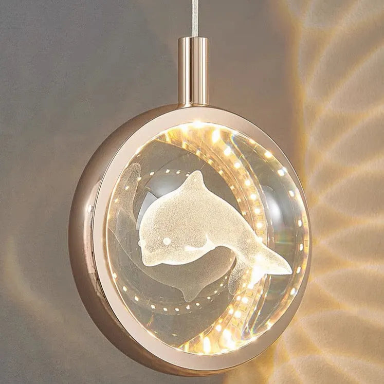 Kristy Morden Spherical Metal Pendant Light, Gold - Neutral Decor