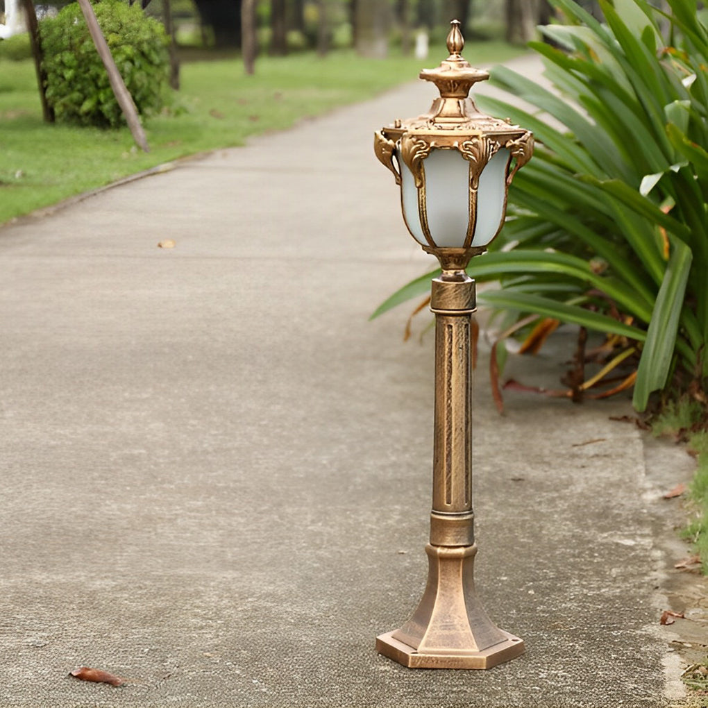 Iagine Traditional European LED Outdoor Pathway Post Lamp