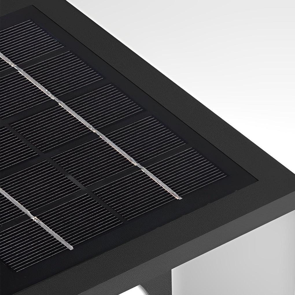 Washi Square LED Modern Steel Outdoor Deck Post Lights