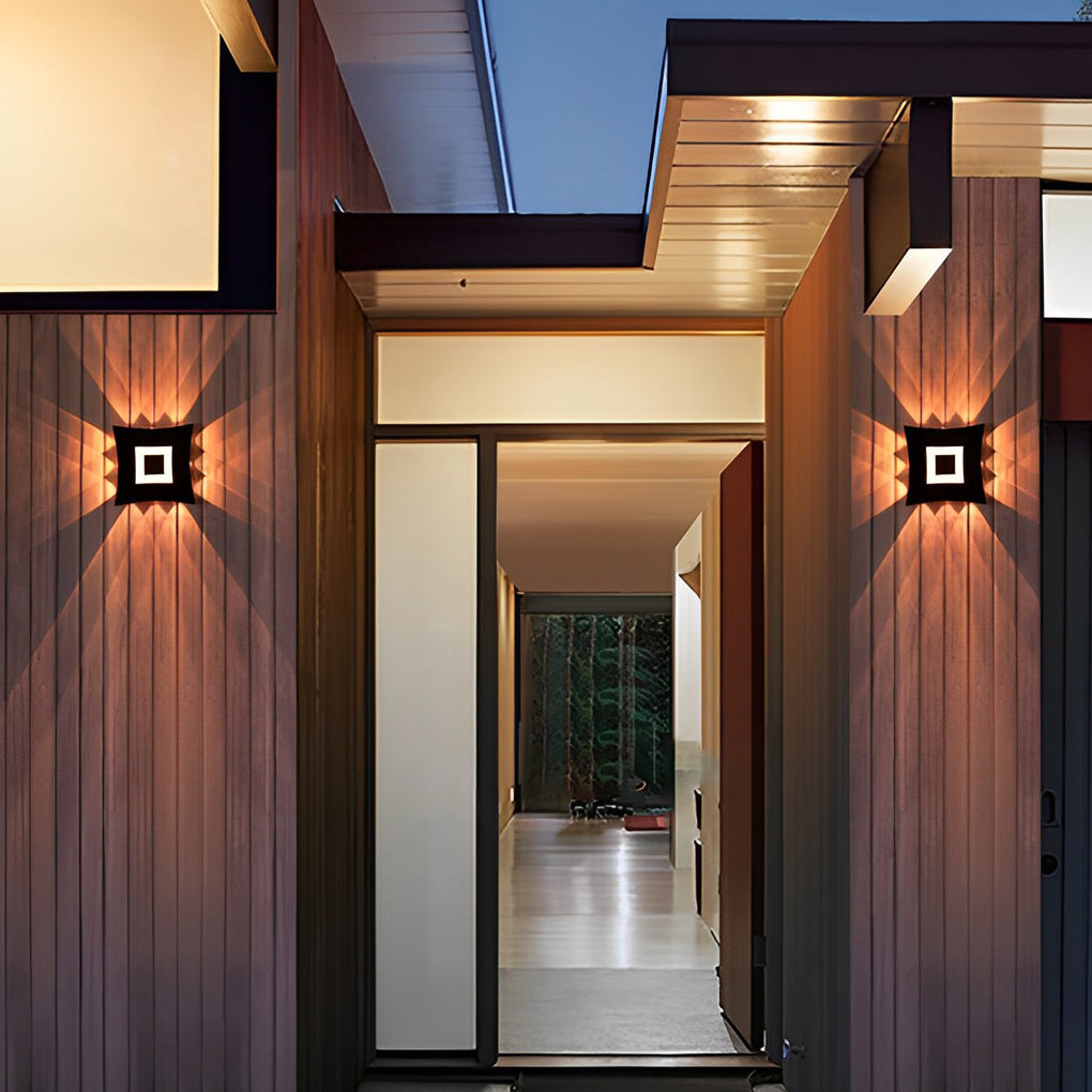 Honour Unique Four Way Outdoor Wall Light
