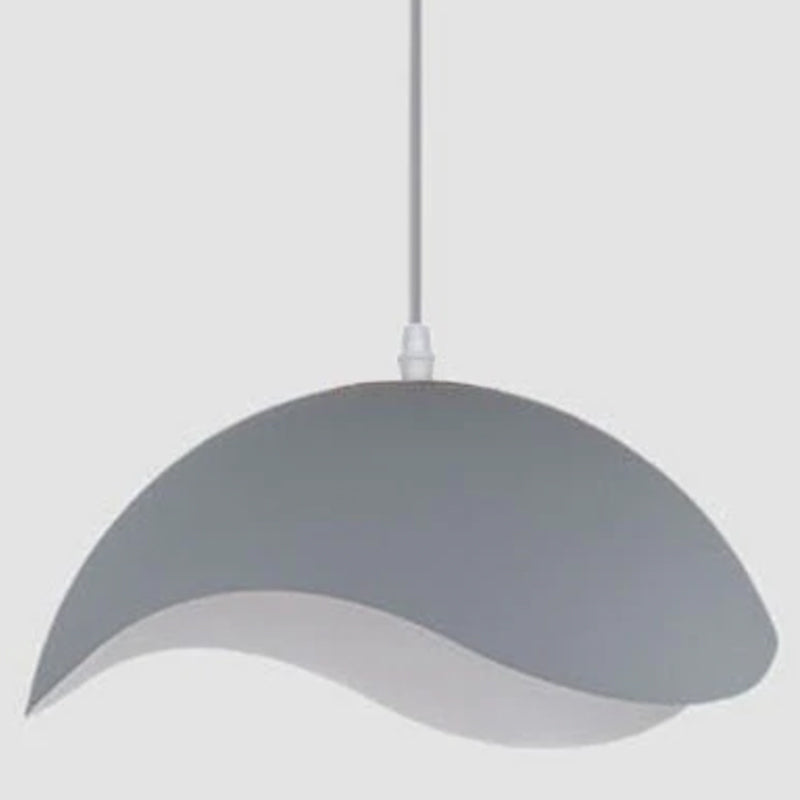 Valentina Colorful Shade Single Pendant Lights, Wood & Metal - Neutral Decor