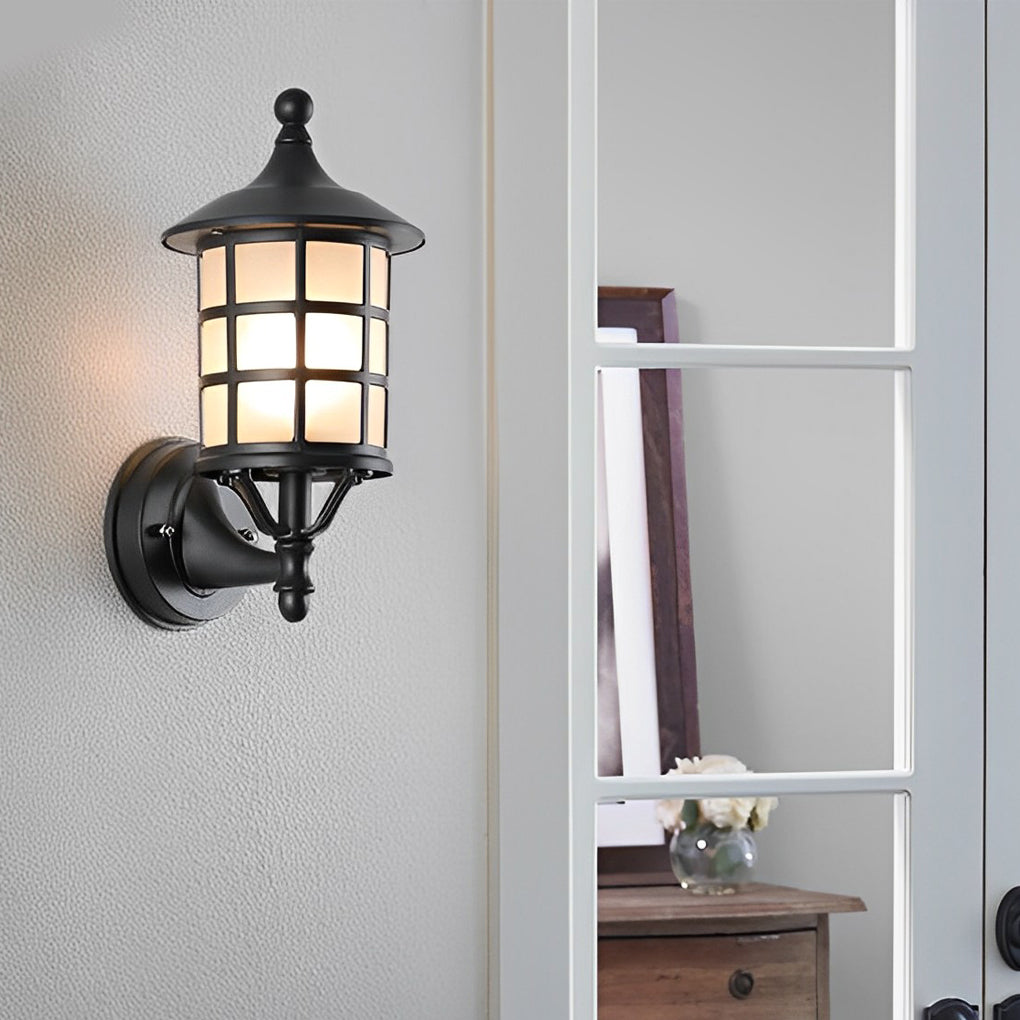 Lancelot Retro Round European Outdoor Wall Sconces