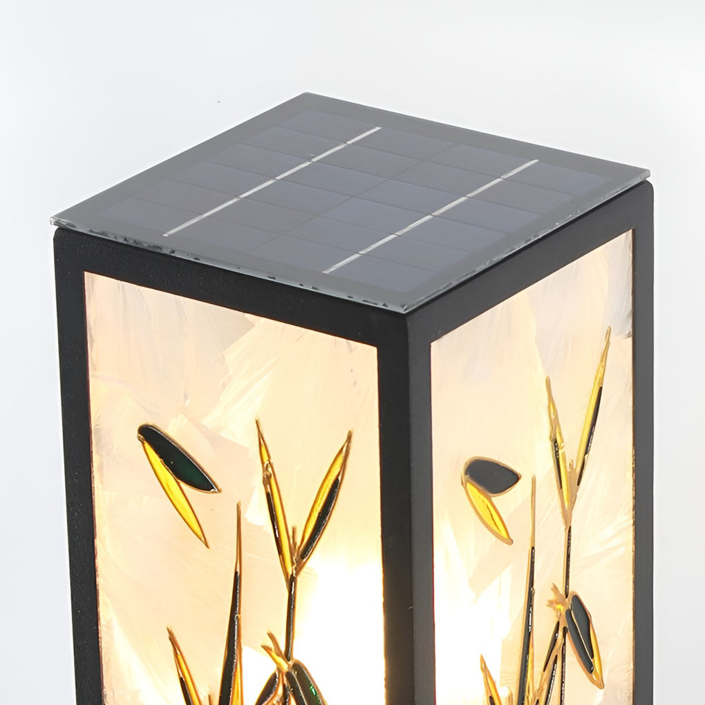 Arleen Vintage Artistic Floral Landscape Bollard Lights