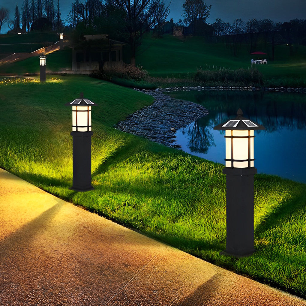 Victria Modern LED Ancient Outdoor Bollard Light