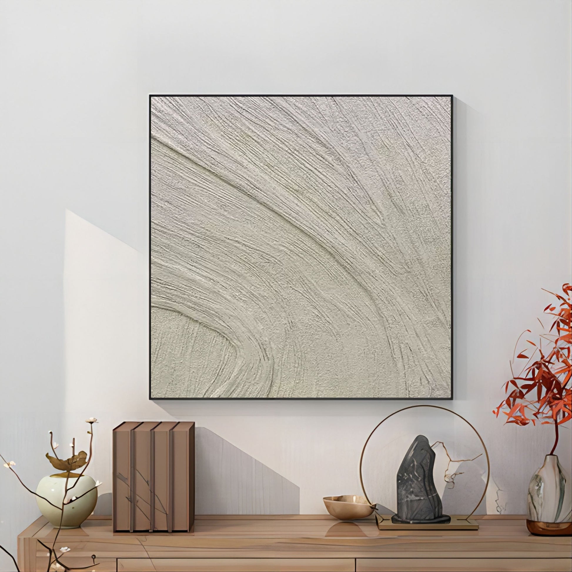 Plaster Art Texture Painting SG035 - Neutralighting