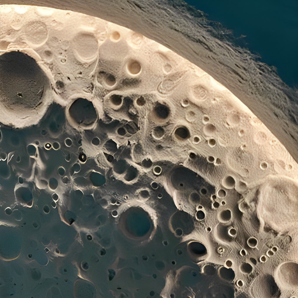 Darlne Moon Craters Design LED Concrete Outdoor Wall Lamp