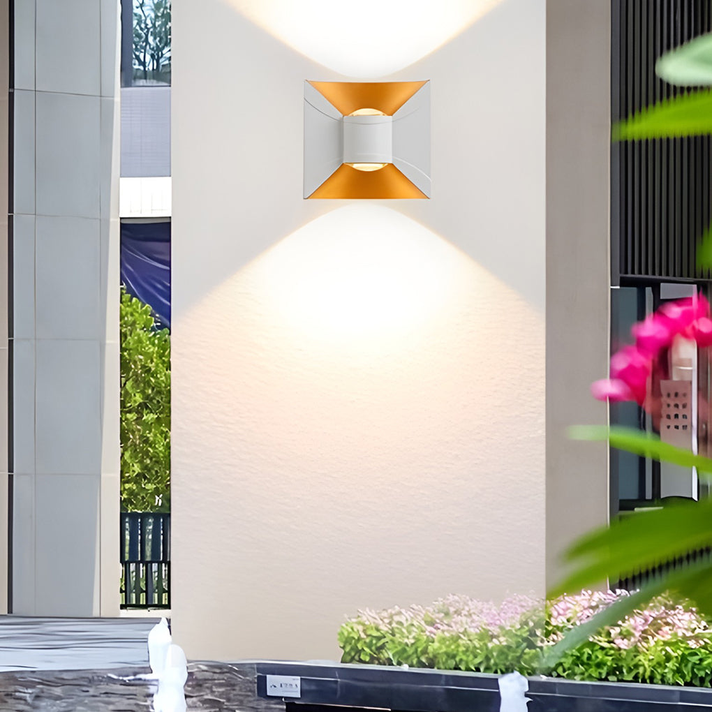 Fighte Square Modern Outdoor Sconces