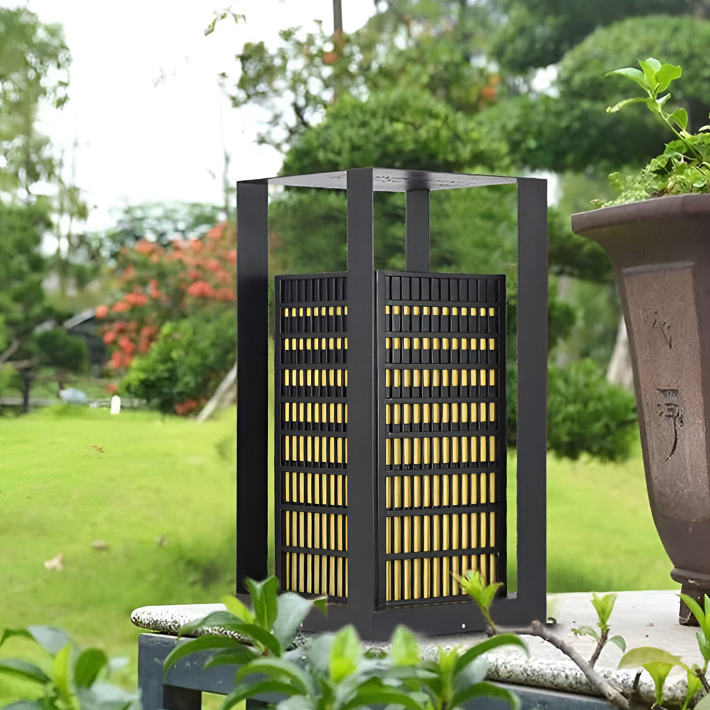 Laughter Unique Industrial Marble Outdoor Pathway Lantern