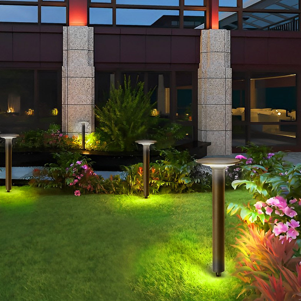 Opay Round LED Solar Design Outdoor Light
