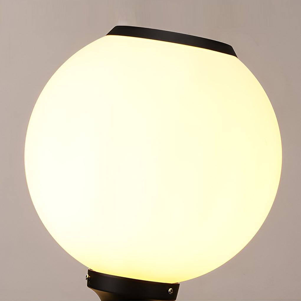 Hael Ball Three Step LED Outdoor Post Caps Pillar Light