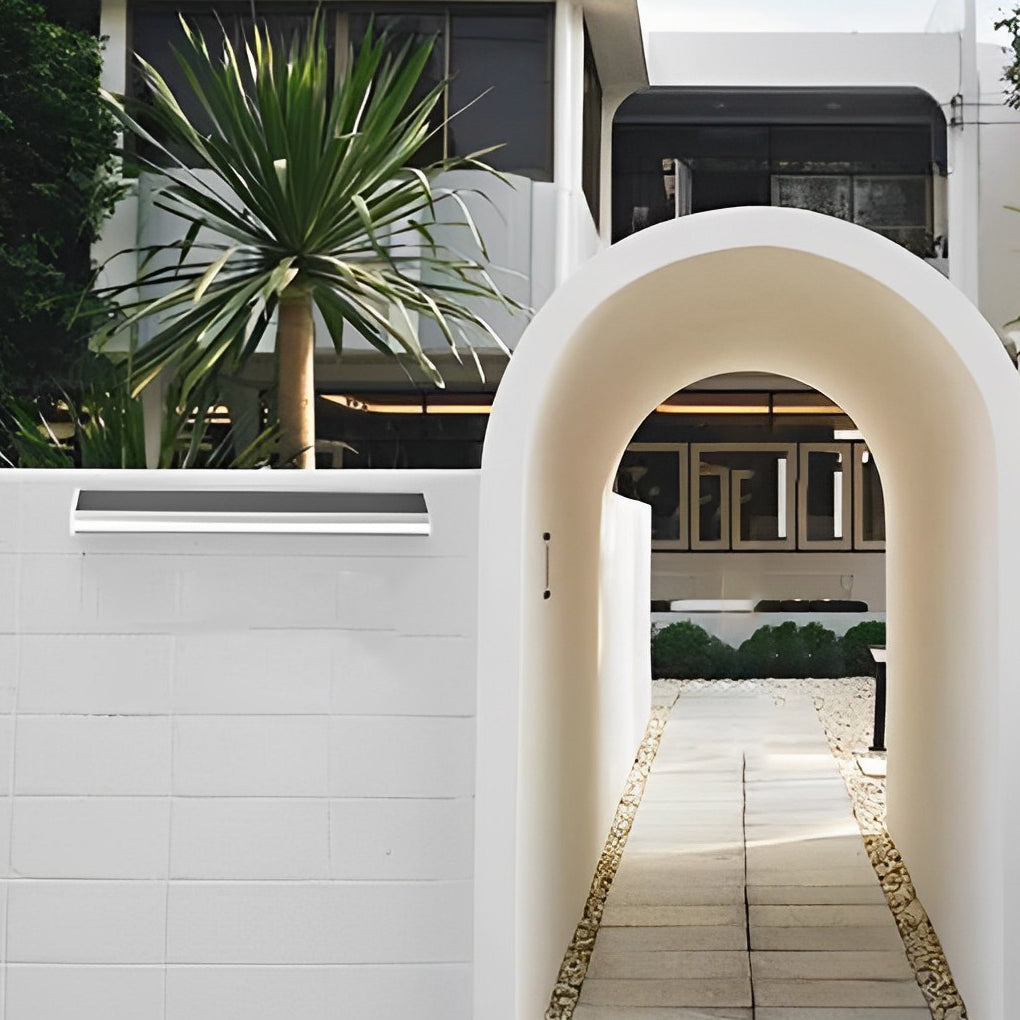 Jennifer Rectangular LED Modern Outdoor Wall Lamp