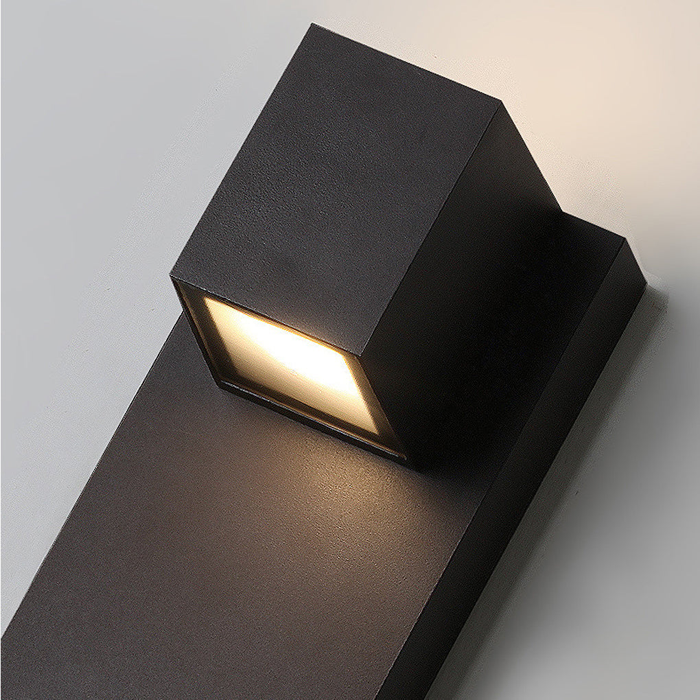 Eriny Square LED Modern Outdoor Wall Sconce Light
