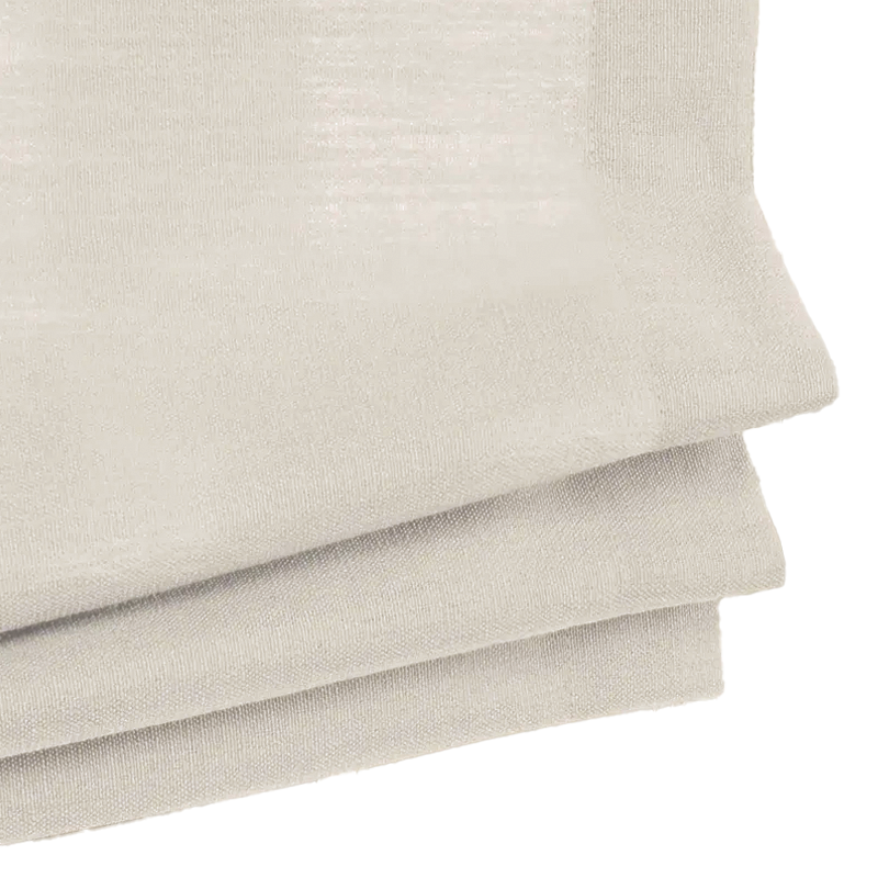 Lily Linen Roman Shades & Blinds | Relaxed-Neutral Decor