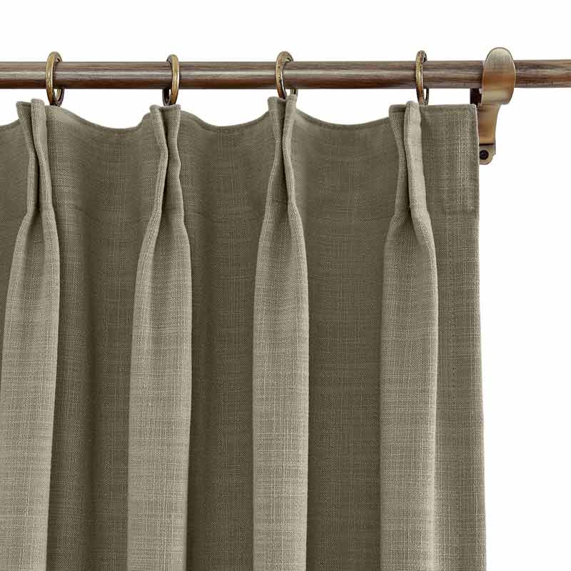 Lily Linen Blackout Curtains & Drapes-Neutral Decor