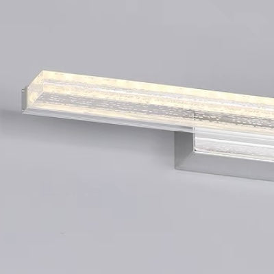 Arisha Modern Rectangular Metal Modern Wall Lamp, Silver - Neutral Decor