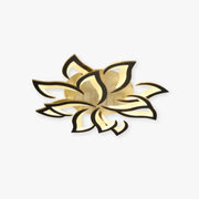 Arisha Elegant Flower Flush Mount Ceiling Light, White/Black - Neutral Decor