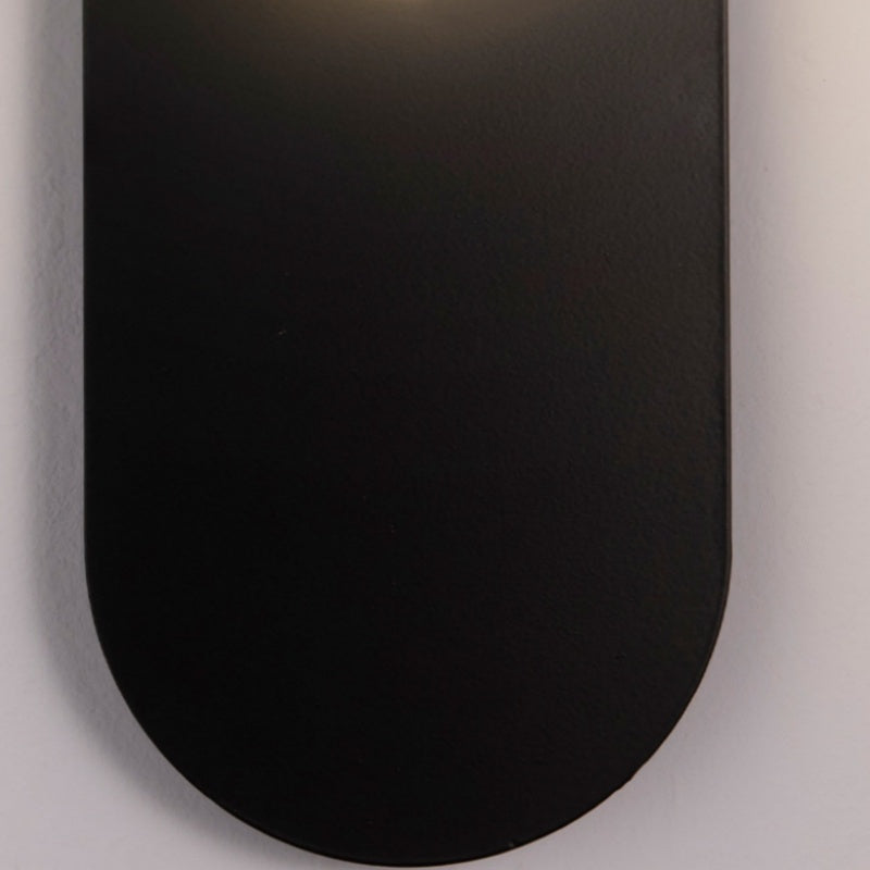Valentina Modern LED Wall Lamp Black/Gold Glass Bedroom/Living Room - Neutral Decor