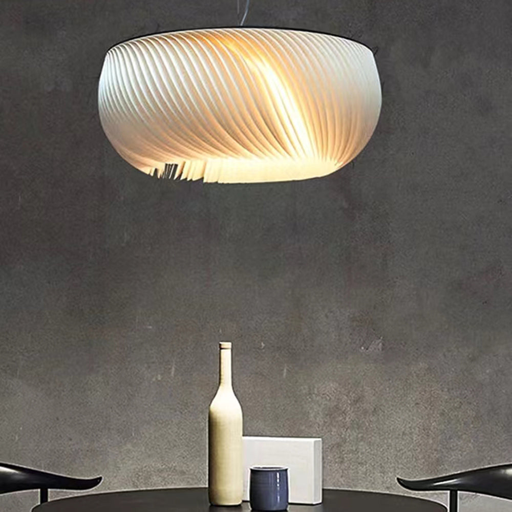 Ritta Nordic Circle Nature Pendant Light, Living Room/Dining Room - Neutral Decor