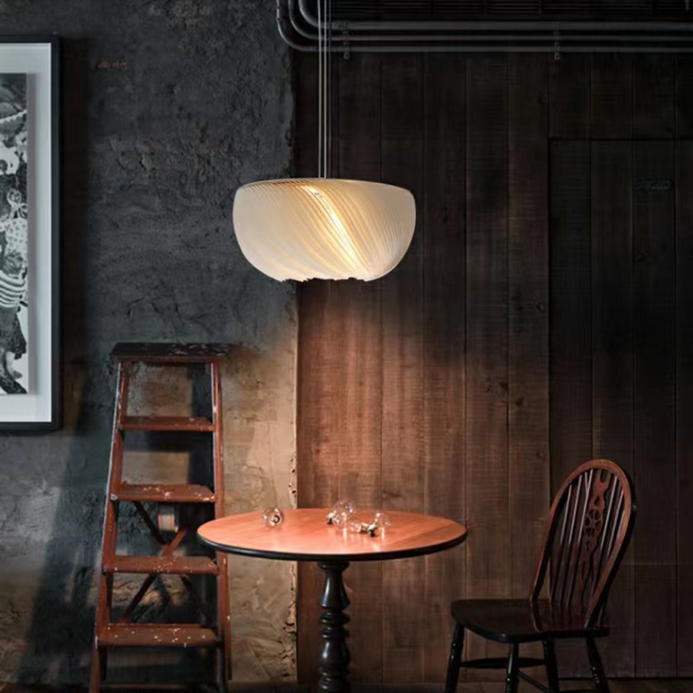 Ritta Nordic Circle Nature Pendant Light, Living Room/Dining Room - Neutral Decor