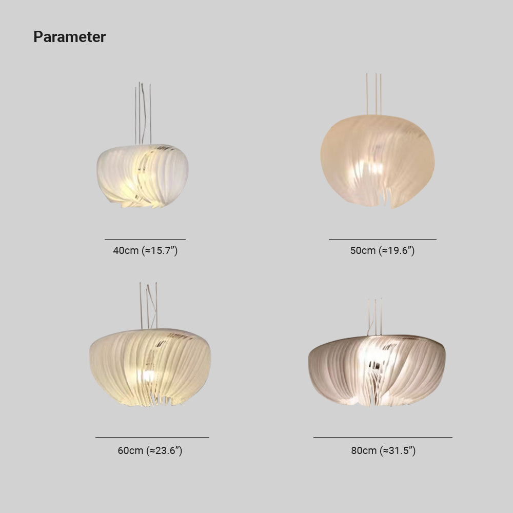 Ritta Nordic Circle Nature Pendant Light, Living Room/Dining Room - Neutral Decor