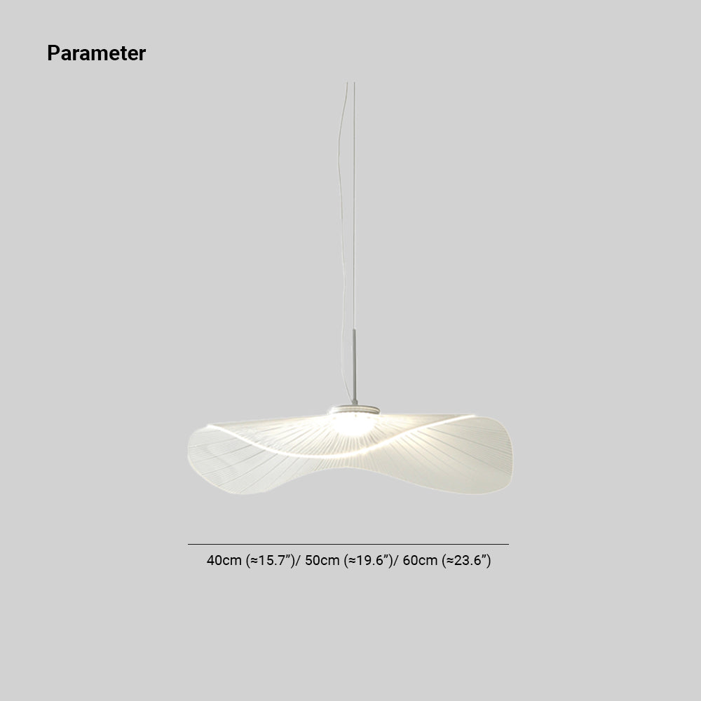 Arisha Designer Lotus Leaf Shaped Metal Pendant Light,White - Neutral Decor