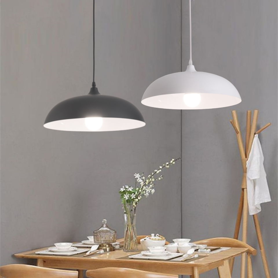 Valentina Macaroon Colorful Dome Shape Pendant Light - Neutral Decor
