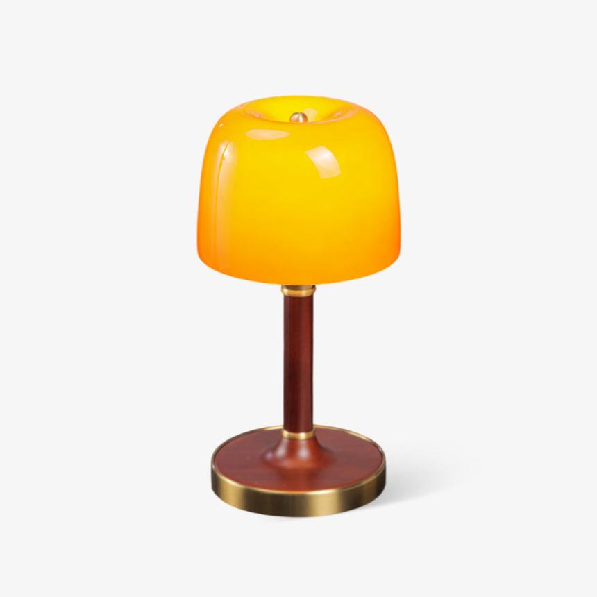 Cerlin Wood Retro Table Lamp-Neutral Decor