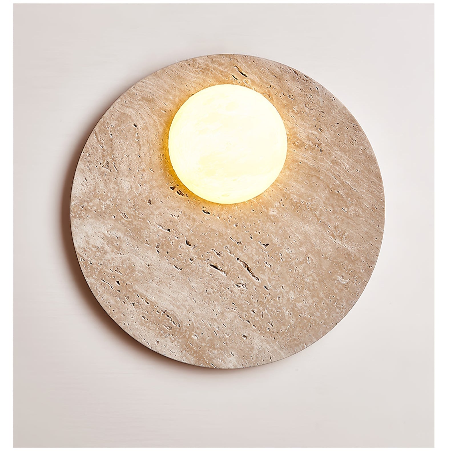 Vizoriel Travertine Wall Light-Neutral Decor