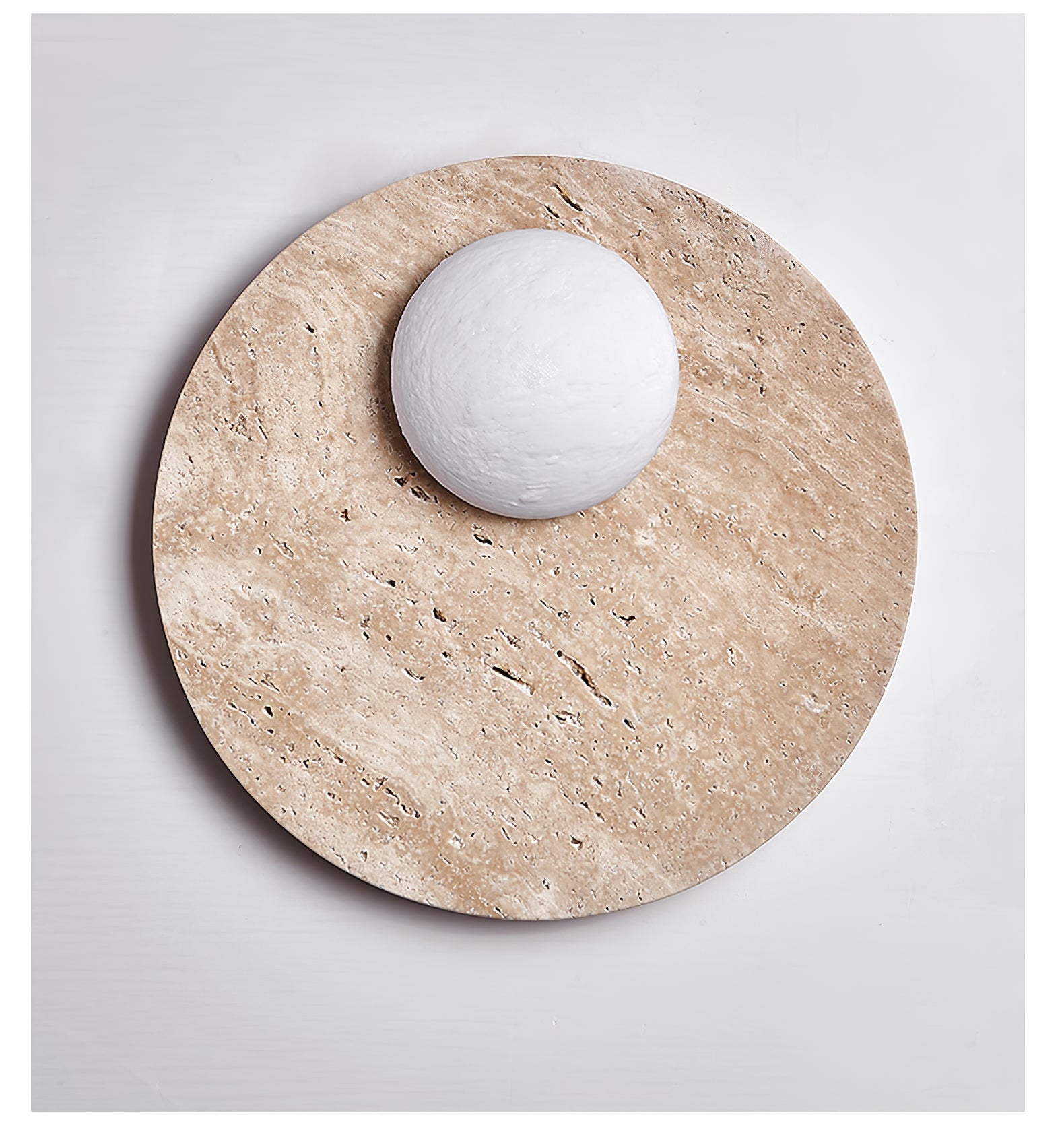 Vizoriel Travertine Wall Light-Neutral Decor