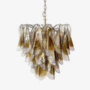 Vild Chandelier Isabella Gold Petal Layered-Neutral Decor