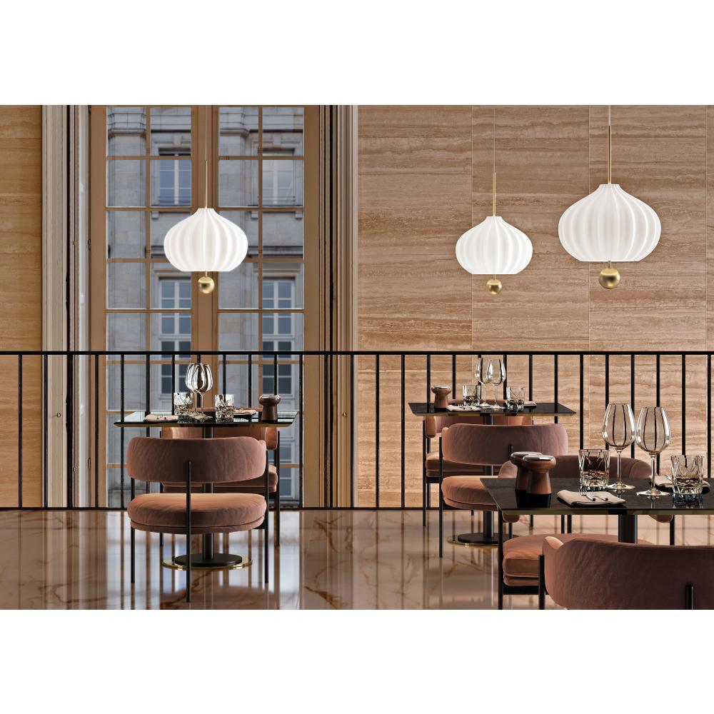 Pivh Vintage Brass Suspension Lamp-Neutral Decor