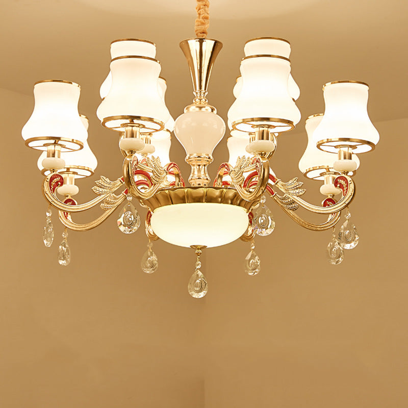 Alessio Retro Pendant Light Metal Glass Living Room Dining Room - Neutral Decor