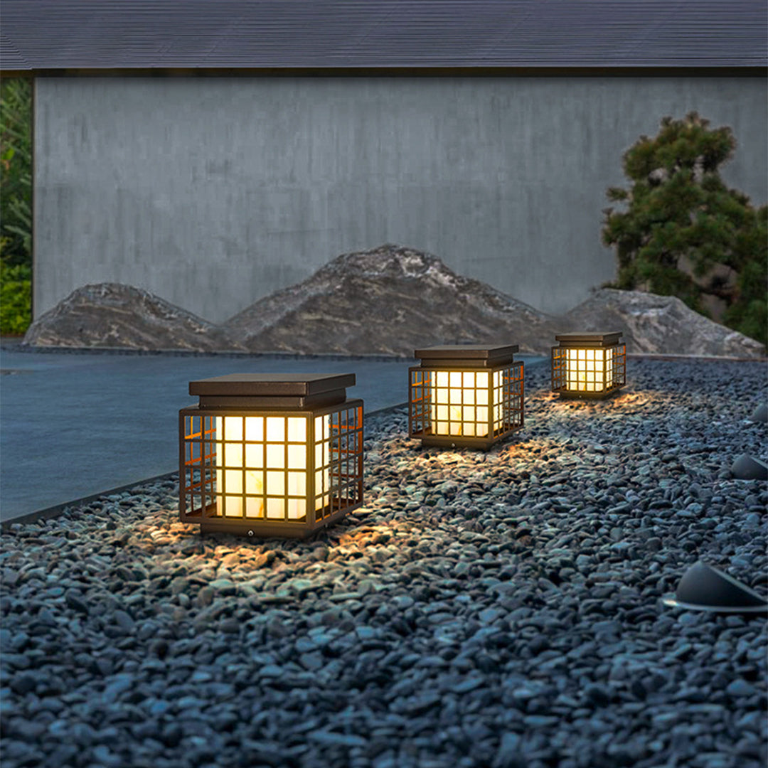 Igor Modern Stainless Steel Outdoor Pillar Lights