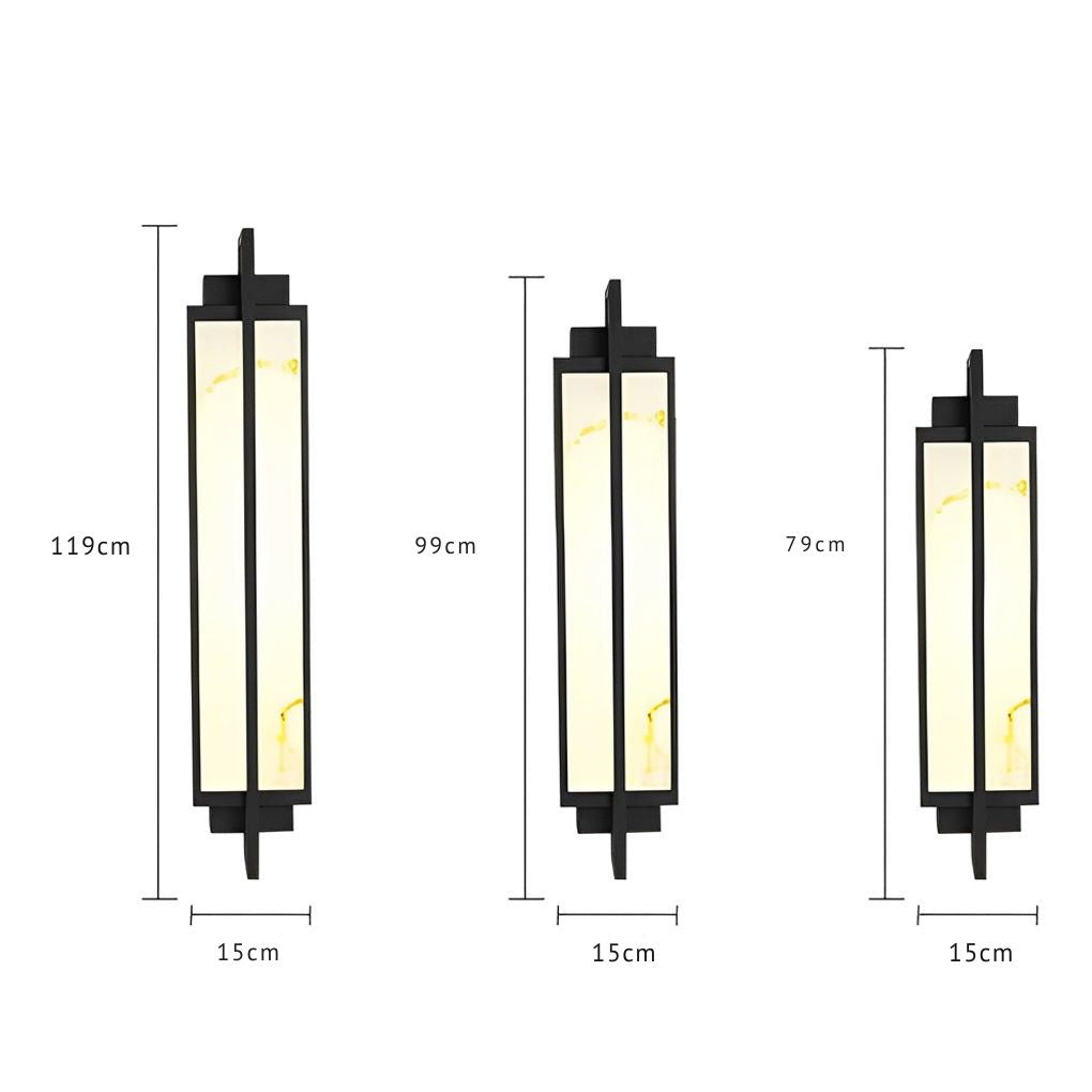 Gifed Modern LED Marble Outdoor Sconce Wall Lights