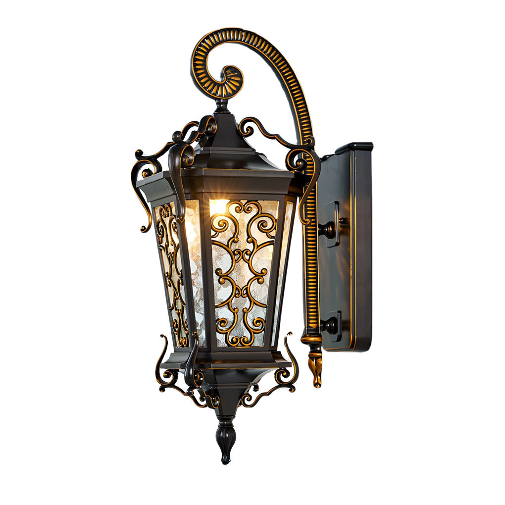 Adrnne Retro Pattern European Outdoor Wall Lamp