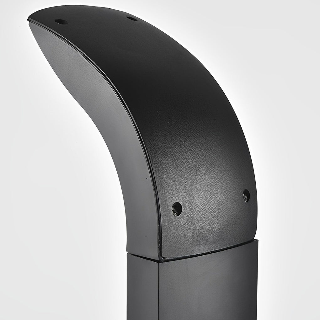 Vance Curved Head LED Outdoor Pathway Lights