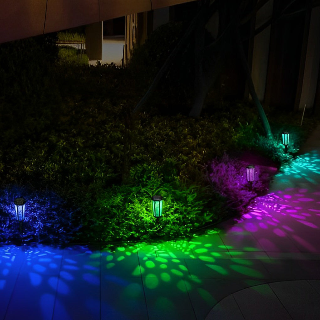 Iagin Hexagon Hollow Landscape ABS Outdoor Light