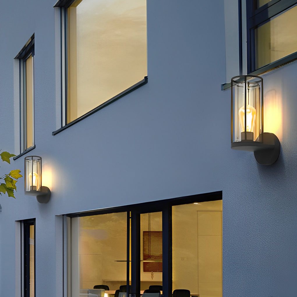 Mlly Modern Minimalist Round Stainless Steel Outdoor Light