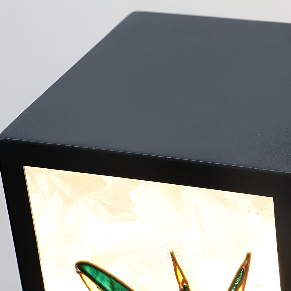 Arleen Vintage Artistic Floral Landscape Bollard Lights