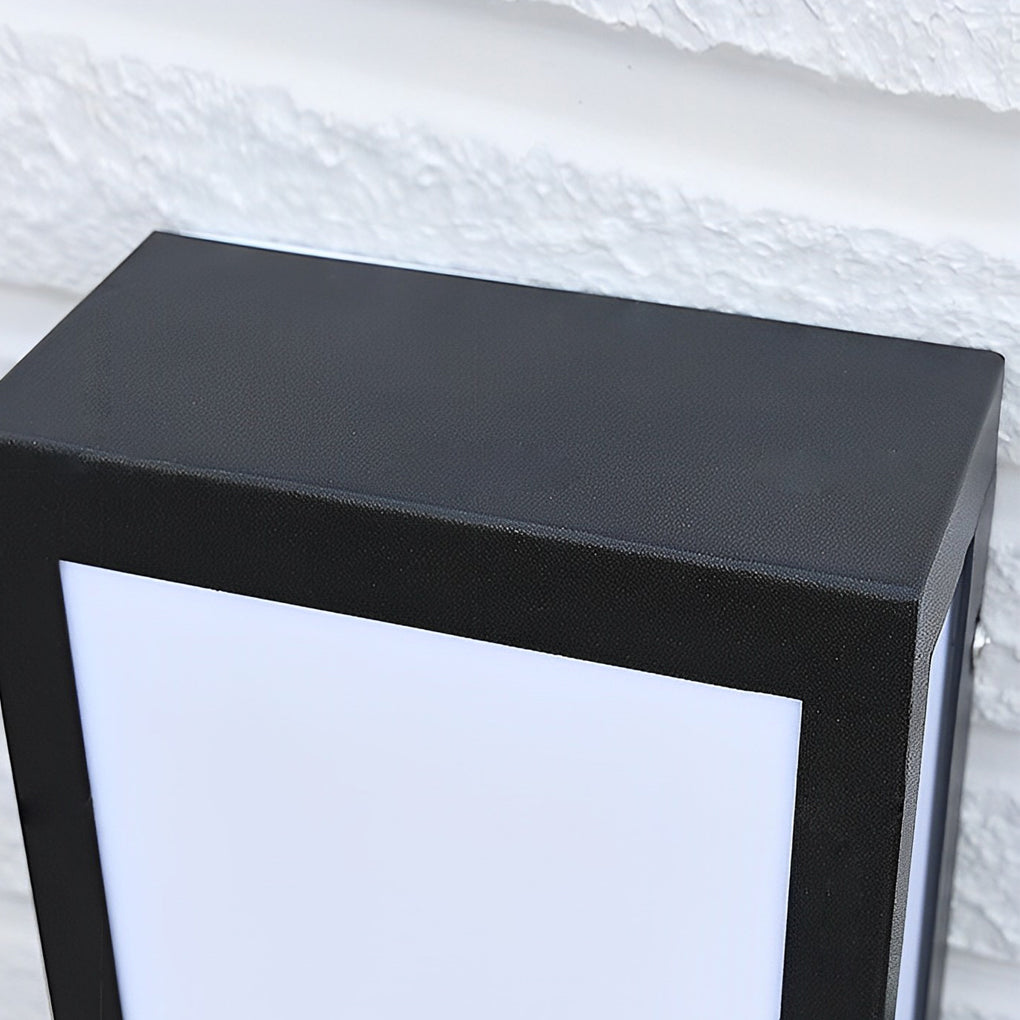 Wealy Rectangular LED Modern Outdoor Exterior Light Wall Lamp